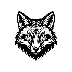 Obraz premium red fox vector illustration