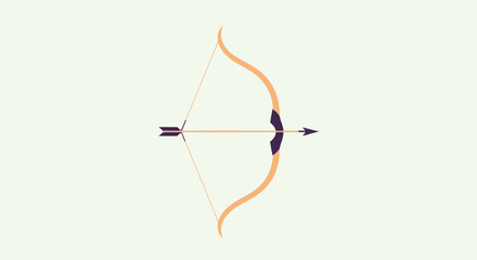 Bow and arrow for hunting sport.