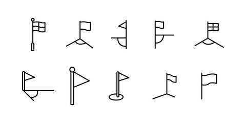 Soccer Corner Flag Icon © Irvan