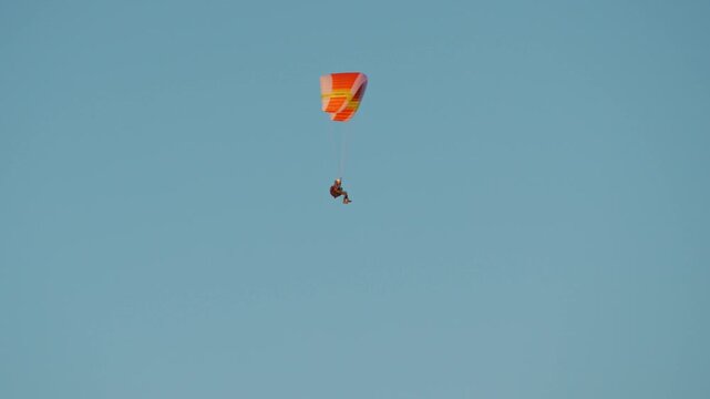 paraglider in the sky