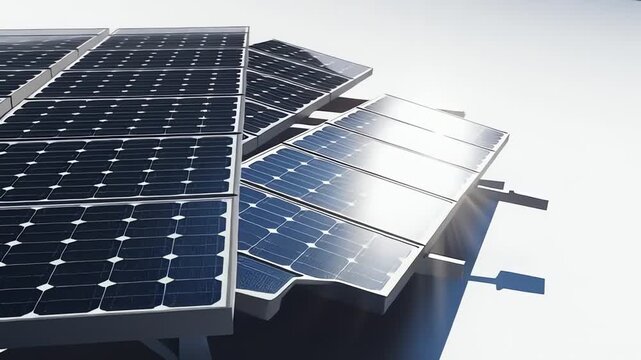 Solar Panel Array - Harnessing Renewable Energy for a Sustainable Future.