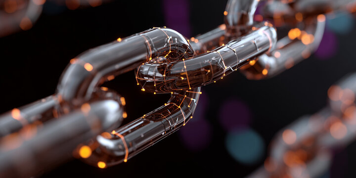 Exploring blockchain applications and enterprise solutions in technology innovation digital environment abstract conceptual view