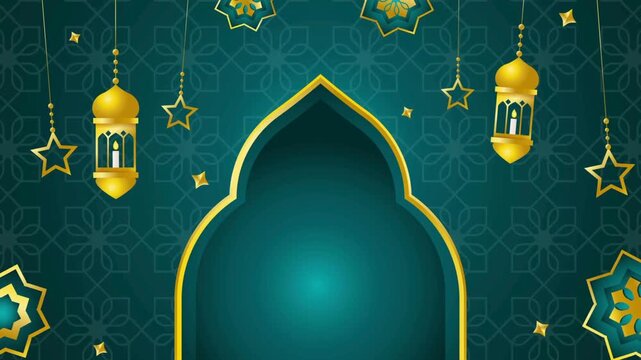 video 4k suitable for ramadan, Eid Al Adha, loopable Islamic design. Eid Mubarak muslim eid ramdan Beautiful 4k eid mubarak islamic islam background