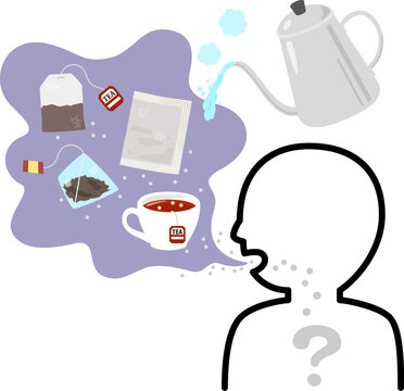 ティーバッグから出るマイクロプラスチックを飲み込む人物