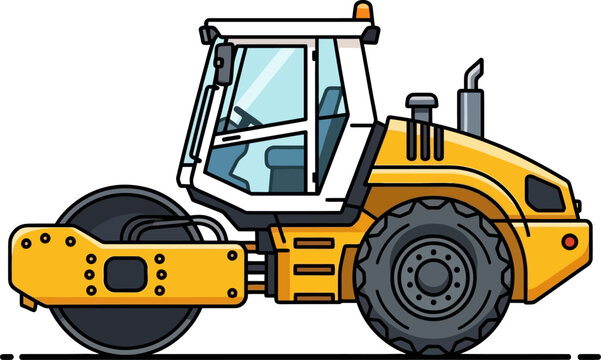 Vibratory road roller for asphalt compaction and paving