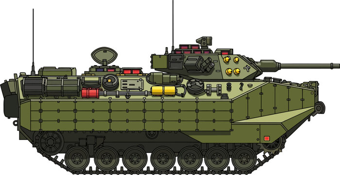Tracked infantry fighting vehicle maneuvering for tactical defense