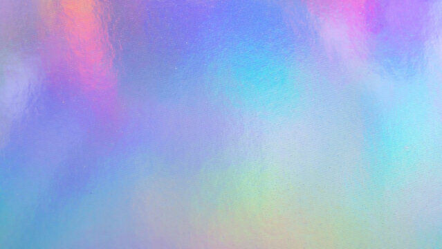 Holographic rainbow foil iridescent texture abstract hologram background