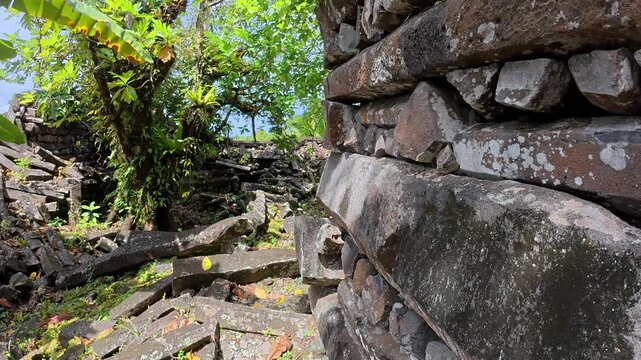 Micronesia Nan Madol Pohnpei Jungle Ancient Ruins Megalithic Lost City Oceania Pacific Camera 4K