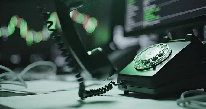 Close Up of Audio Mixing Console in Green Studio Light