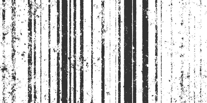 A monochrome depiction of a barcode, with vertical lines, conveying themes of technology, commerce, and data tracking.
