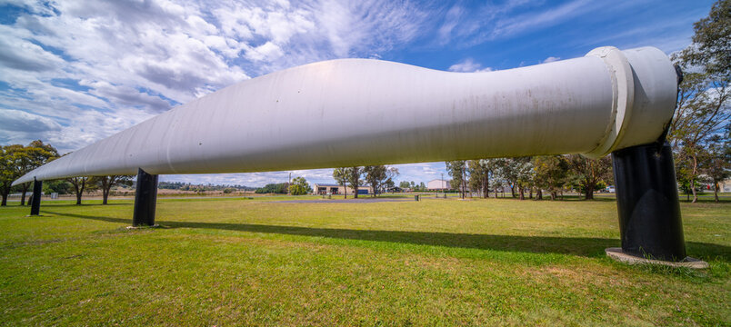 Wind Turbine blade as tourist attraction in Glen Innes, NSW