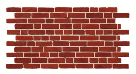 Rustic Red Brick Wall Texture - Close-up of Aged Building Material Surface © udin