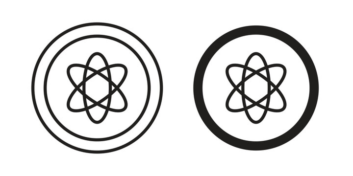 Fusion icon for mobile application, button and website design.