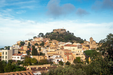 Obraz premium Begur is a little tourist coastal village on the Costa Brava, province of Girona, Catalonia, Spain