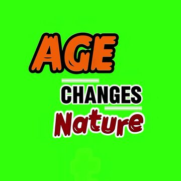 Animated typography showing the concept of
age changing nature on a bright green
background. Ideal for themes like growth, time
passing, transformation, life cycle, and
philosophical concepts. 