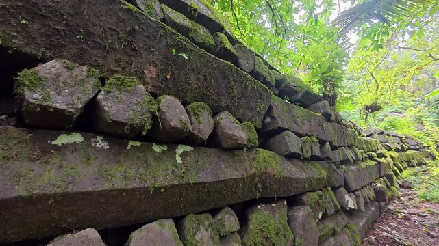 Micronesia Nan Madol Pohnpei Jungle Ancient Ruins Megalithic Lost City Oceania Pacific Camera 4K