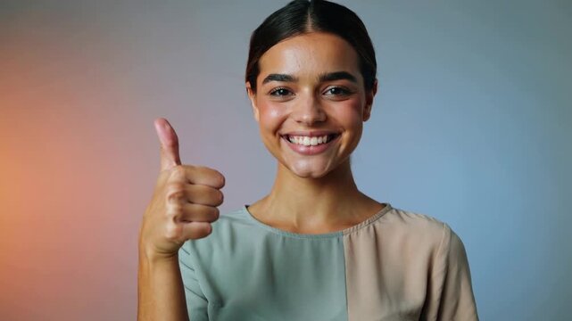 A cheerful portrait of a young woman with a bright smile, ideal for representing positive energy and relatable content for wellness, beauty, or lifest