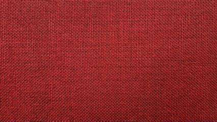 Fototapeta premium Seamless Red Linen Fabric Textile Pattern.