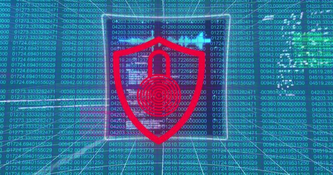 Animation of human skeleton over orange circles