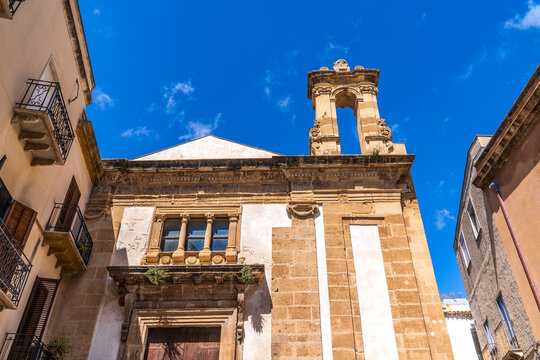 Historic Facade of San Bartolomeo Church, Mazara del Vallo