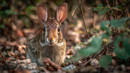 Obraz premium rabbit in the woods