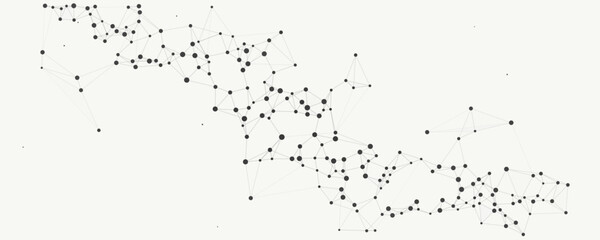 Minimal dark plexus backdrop with airy spacing, linked particles and elegant geometric lines for modern templates, social graphics and presentation covers. © ellyson