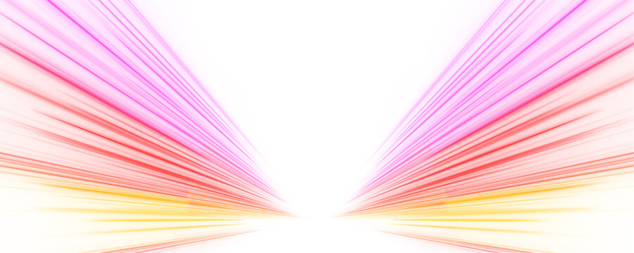 Bright pink purple neon speed lane with glowing edges and smooth motion lines png