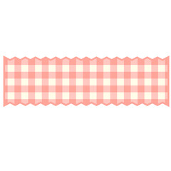 Naklejka premium Gingham label