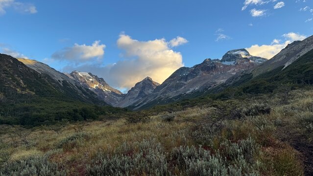view of the mountains