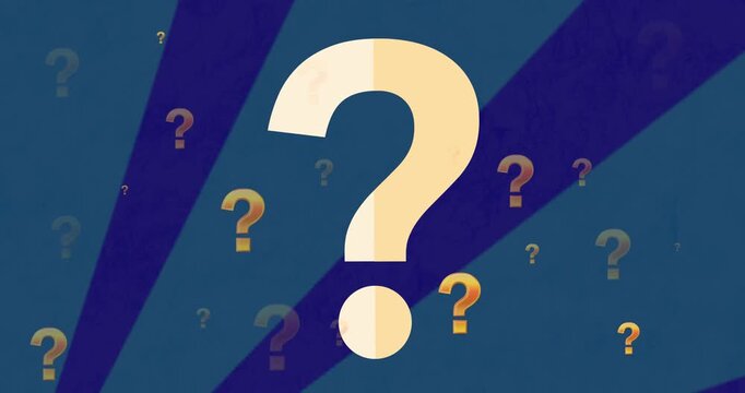 Animation of question marks over national mentoring month
