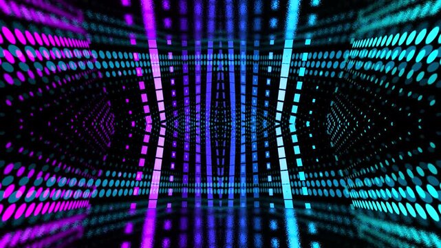 4k colorful abstract background dance floor several shining Stage lights 4k Floodlights shining brightly turning on-off Floodlight Lights kaleidoscope 4k Wall Lights Bulb Halogen Headlamp Lamp Night