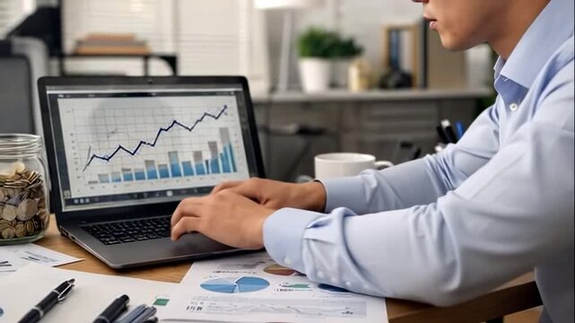 Household Budget and Expense Tracking Concept