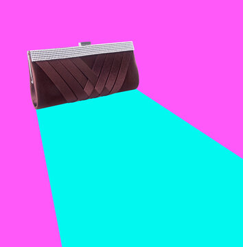 wallet. woman wallet on a background