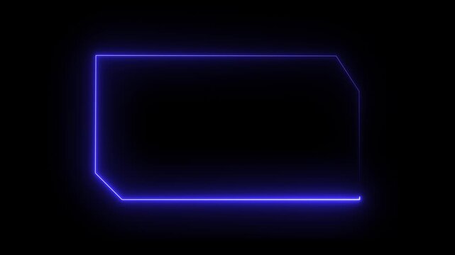 Hud Frame Digital Technology Sci-fi Frame Interface. HUD concept design of frame. Futuristic Artificial Intelligence engine in 4K Frame HUD element. HUD viewfinder.Futuristic viewfinder.Technology HUD