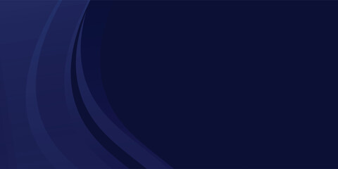 Fototapeta premium Experience the modern elegance of the abstract gradient wave background. Its dark blue waves create a captivating atmosphere