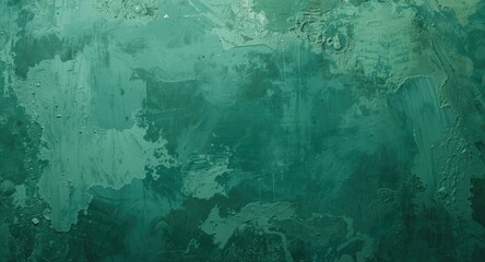 Obraz premium Luxurious Venetian plastered wall featuring green decorative plaster and textured background