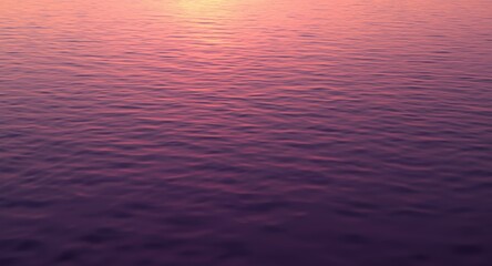 Obraz premium Muted violet water surface glowing at sunset ideal for calm background texture concepts