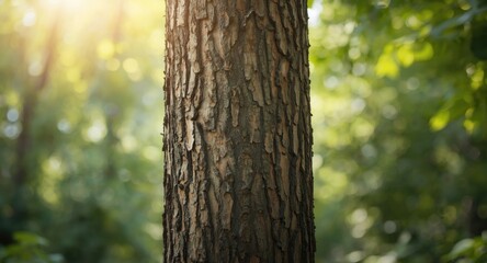 Fototapeta premium Energetic tree trunk full of healthy life