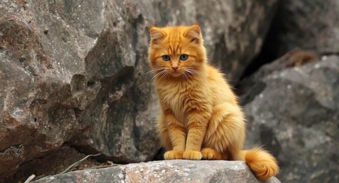 Cats similar to Garfield found in rocky mountain areas