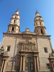 Obraz premium Cathedral-Basilica of the Most Holy Mother of Light - Catedral Metropolitana de Nuestra Madre Santisima de la Luz Catedral catolica in Leon, Guanajuato, Mexico 