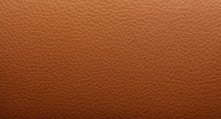 Fototapeta premium Natural brown leather surface with fine grain texture and high key lighting copy space