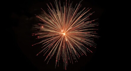 Fototapeta premium Fireworks bursting with bold colorful sparks
