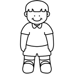 Fototapeta premium Cute kids in school uniforms