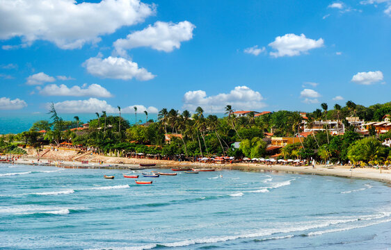 Jericoacoara is a virgin beach hidden behind the dunes of the west coast of Jijoca de Jericoacoara, Cear&aacute;, Brazil