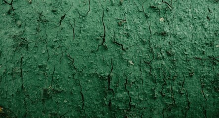 Fototapeta premium green textured bark relief on wooden abstract background with natural copy space
