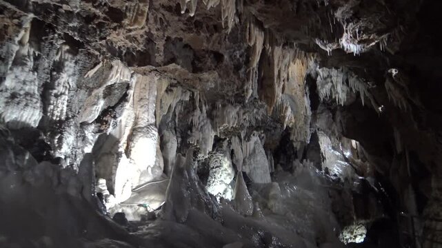 inside the cave