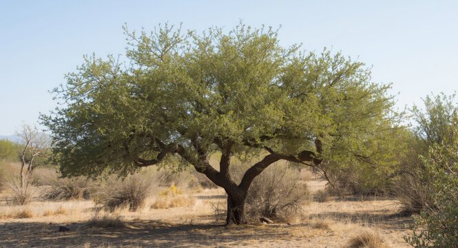 Environmental role and healing characteristics of Prosopis Cineraria tree in arid nature