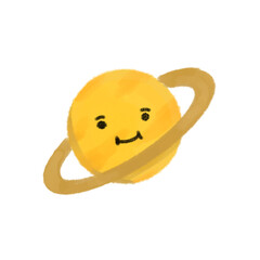 cute saturn © M3lo.id