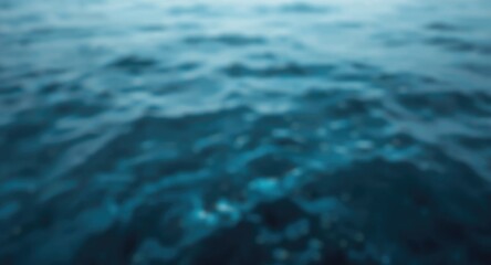 Obraz premium Mystical oceanic scenery featuring deep sea views under a blurred backdrop