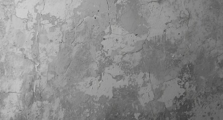 Rough matte gray concrete wall texture background with extensive copy space and studio illumination